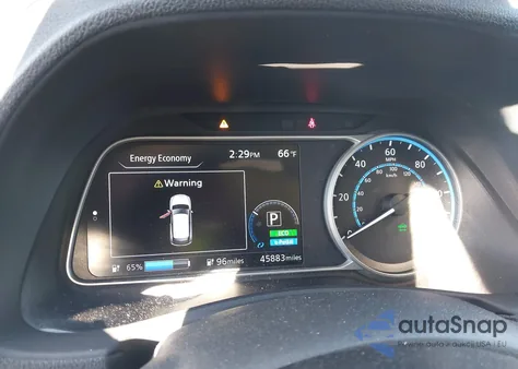 2018 Nissan Leaf Sv z USA, uszkodzony, nr VIN 1N4AZ1CP6JC308661